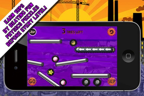 Скриншот из игры Adventures of Papa Wheelie - 2