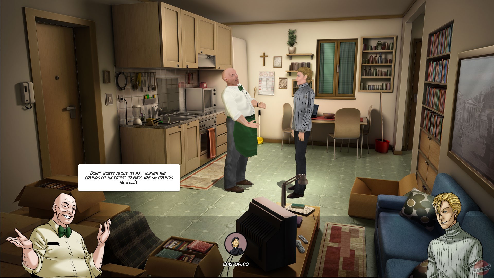 Скриншот из игры Shadows on the Vatican - Act 1: Greed - 18