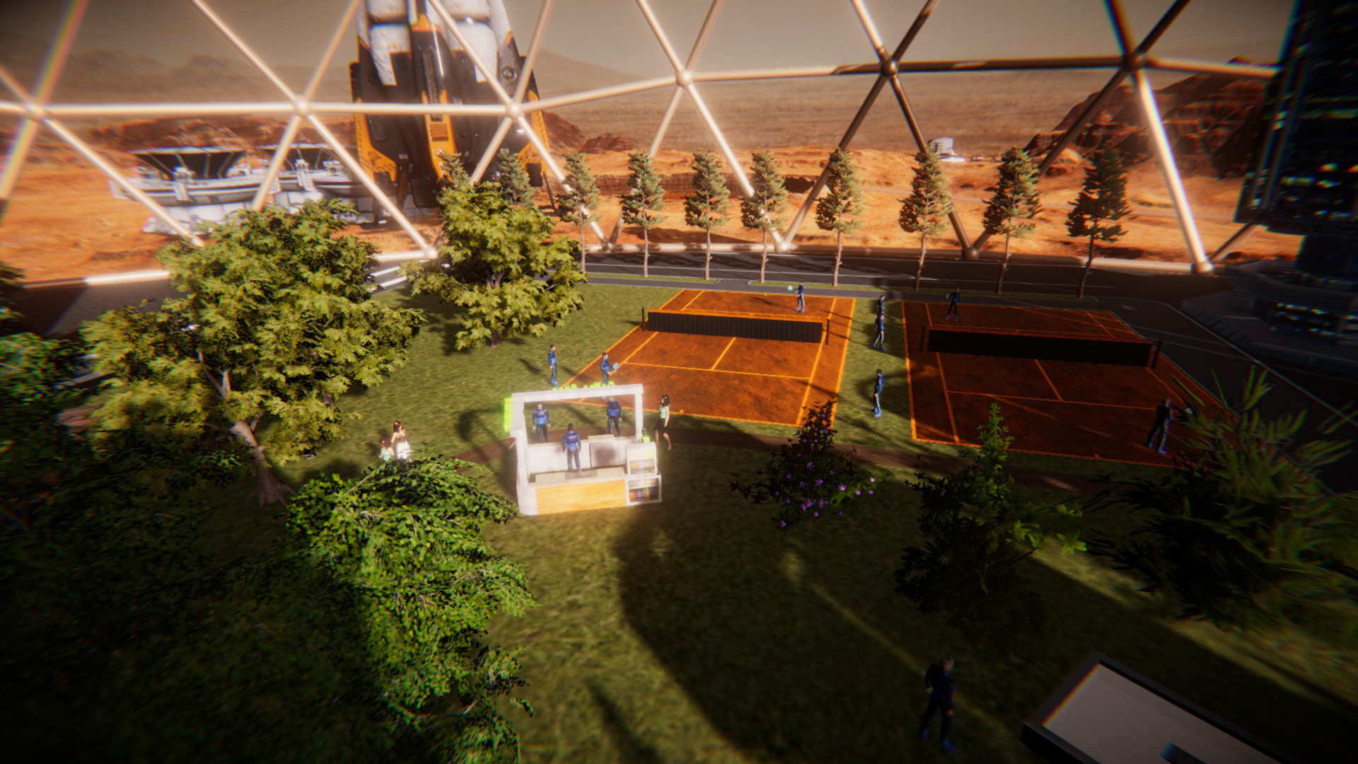 Скриншот из игры Mars Colony Builder - 1