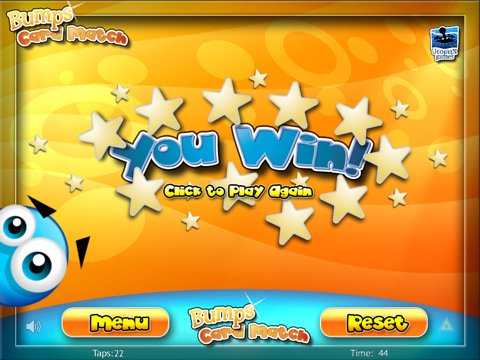 Скриншот из игры Bumps Card Match - 1