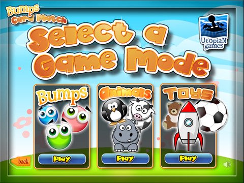 Скриншот из игры Bumps Card Match - 2
