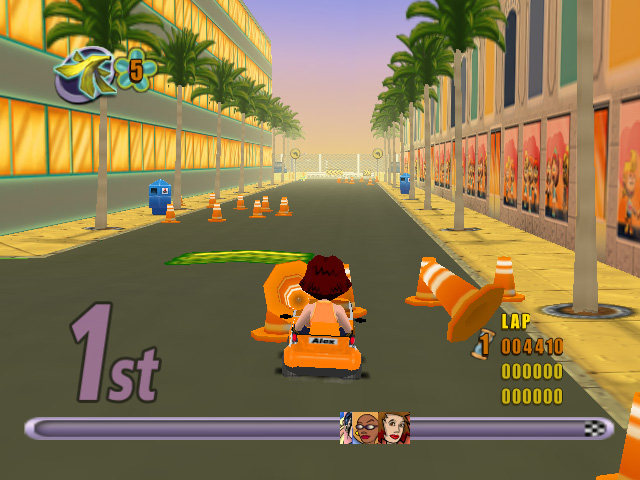 Скриншот из игры Action Girlz Racing - 3