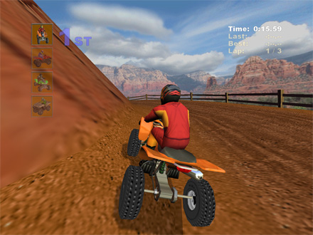 Скриншот из игры Kawasaki Quad Bikes - 8