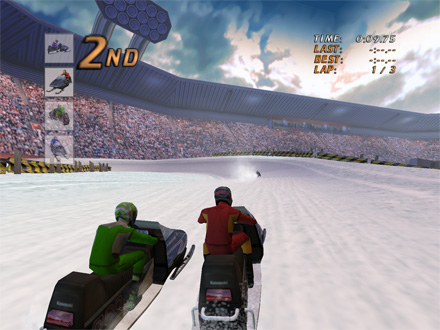 Скриншот из игры Kawasaki Snow Mobiles - 5