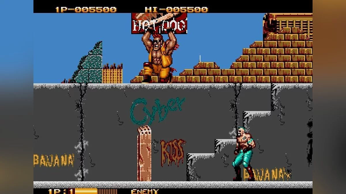 Скриншот из игры Two Crude Dudes - 2