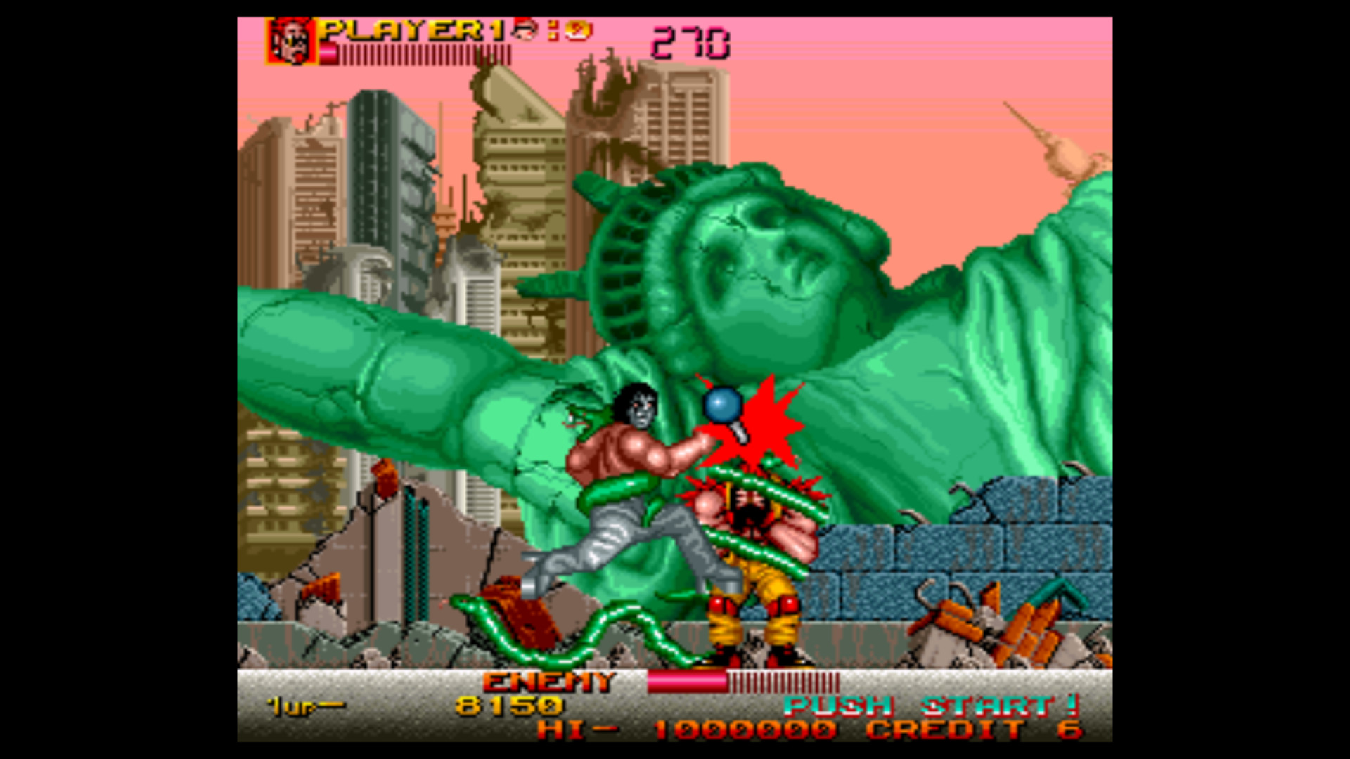 Скриншот из игры Two Crude Dudes - 1