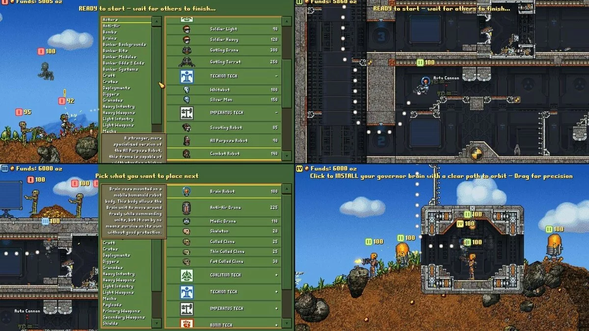 Скриншот из игры Cortex Command - 8