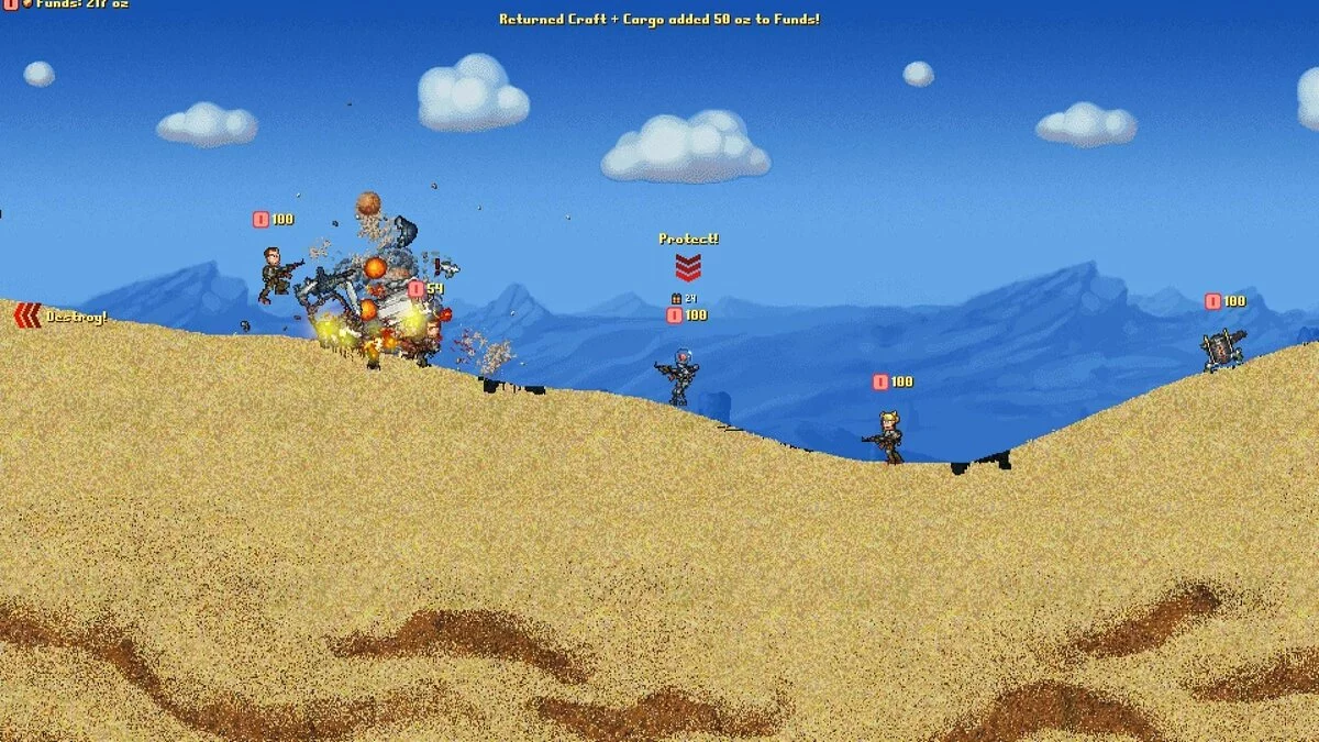 Скриншот из игры Cortex Command - 18
