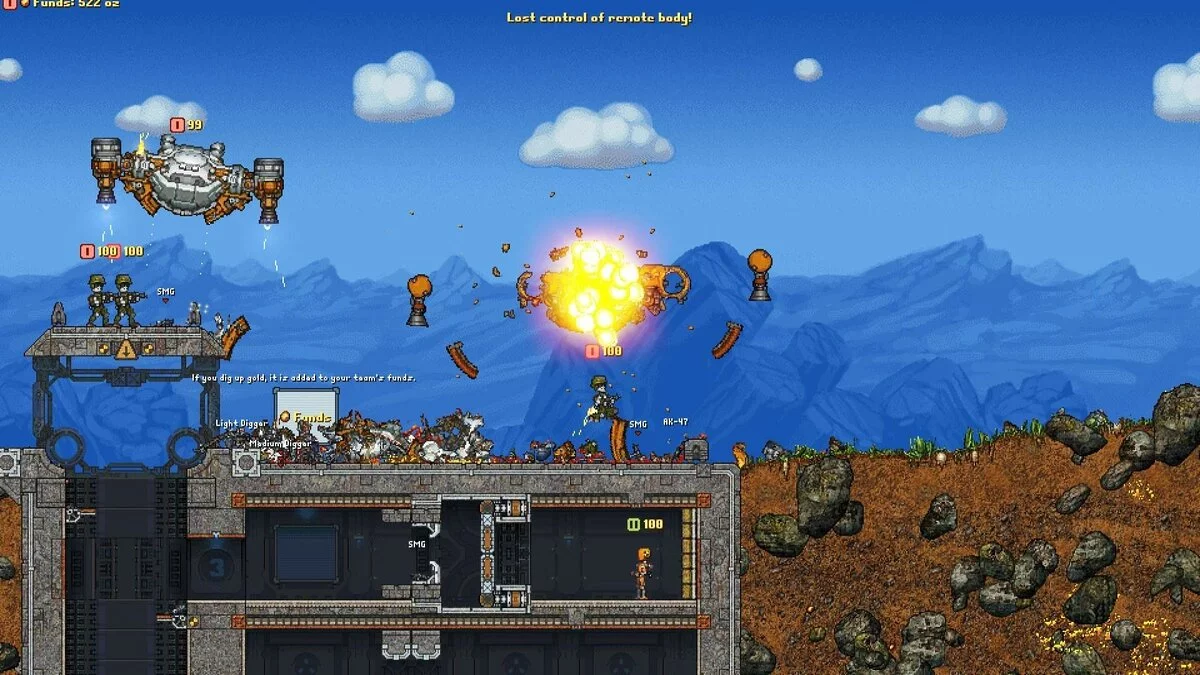 Скриншот из игры Cortex Command - 34