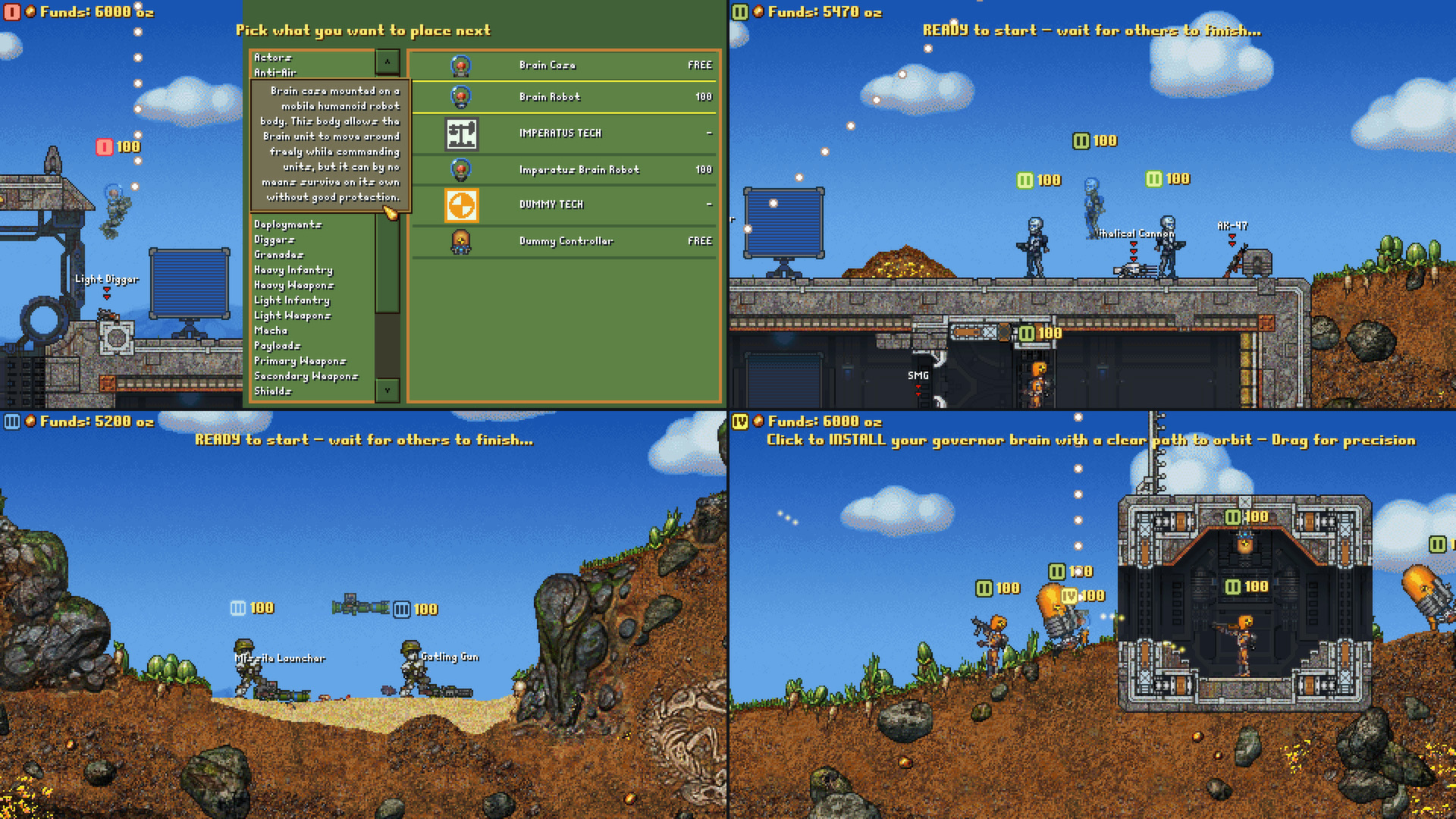 Скриншот из игры Cortex Command - 49