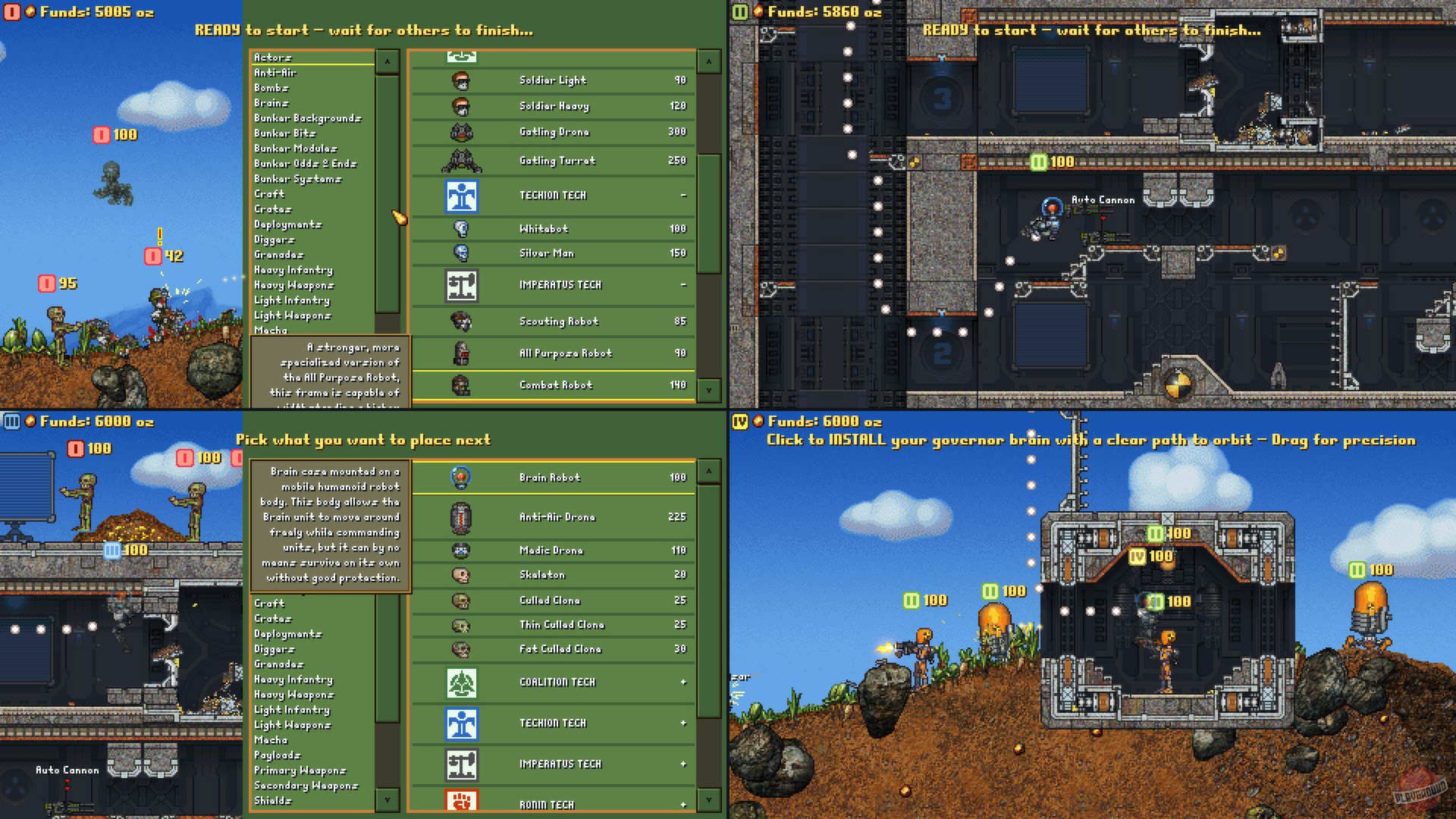 Скриншот из игры Cortex Command - 19