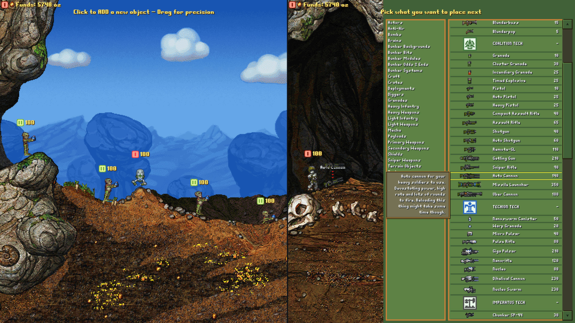 Скриншот из игры Cortex Command - 33