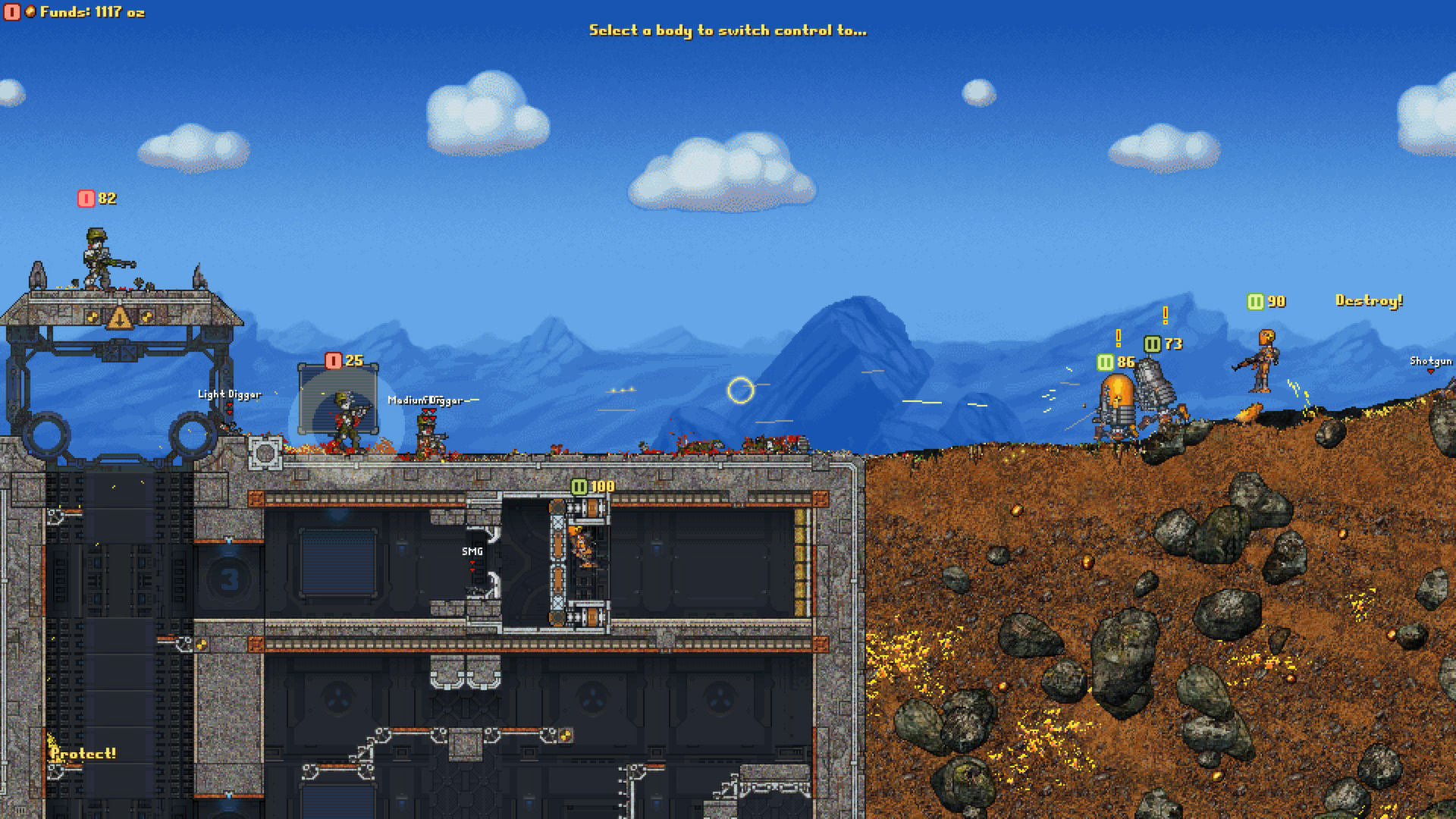 Скриншот из игры Cortex Command - 44