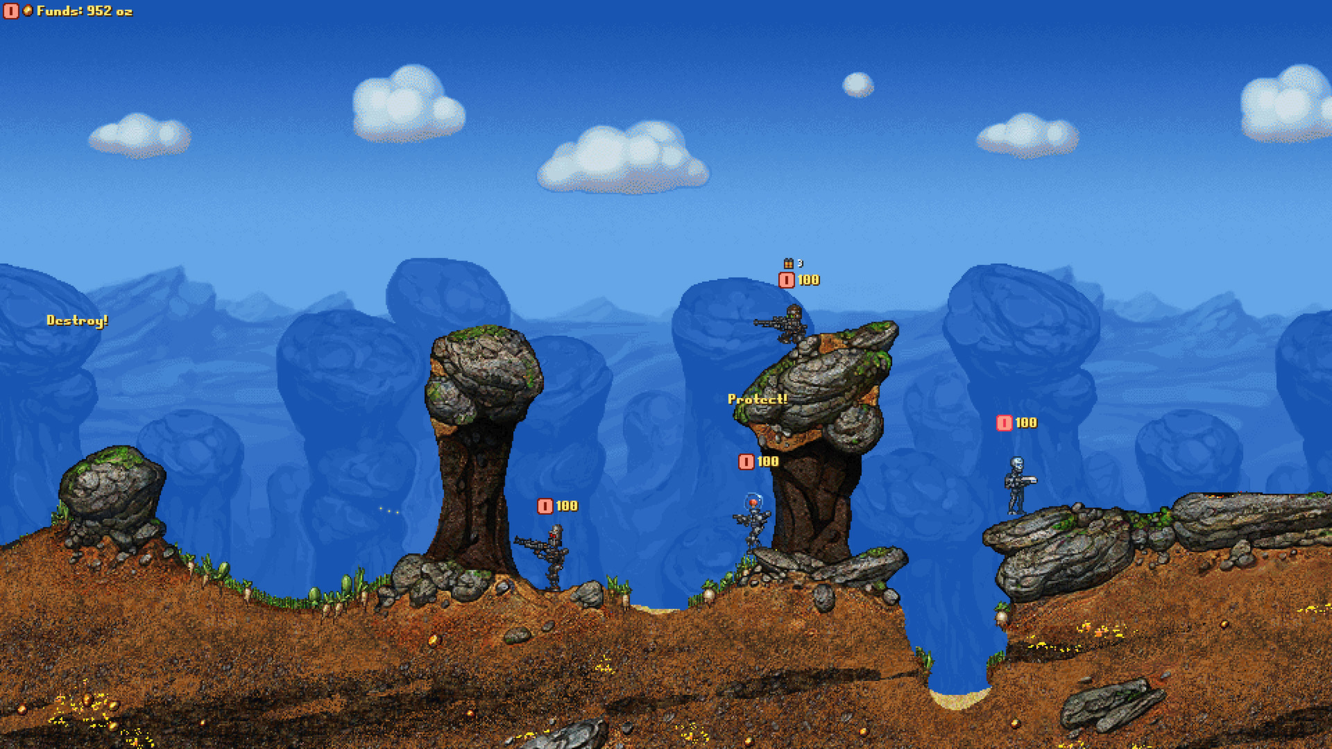 Скриншот из игры Cortex Command - 46