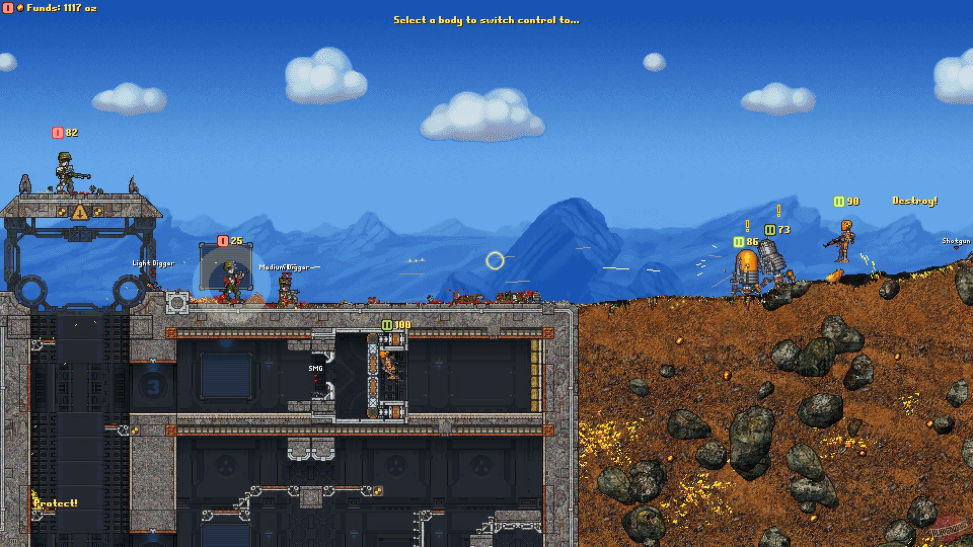 Скриншот из игры Cortex Command - 26