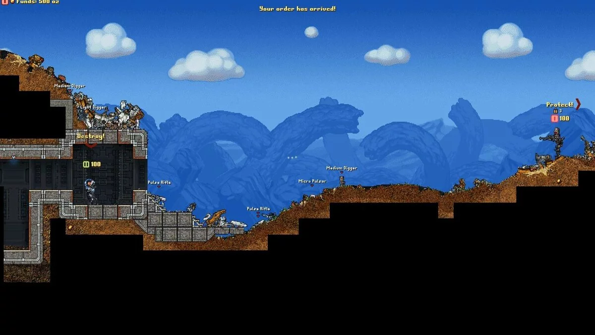 Скриншот из игры Cortex Command - 25