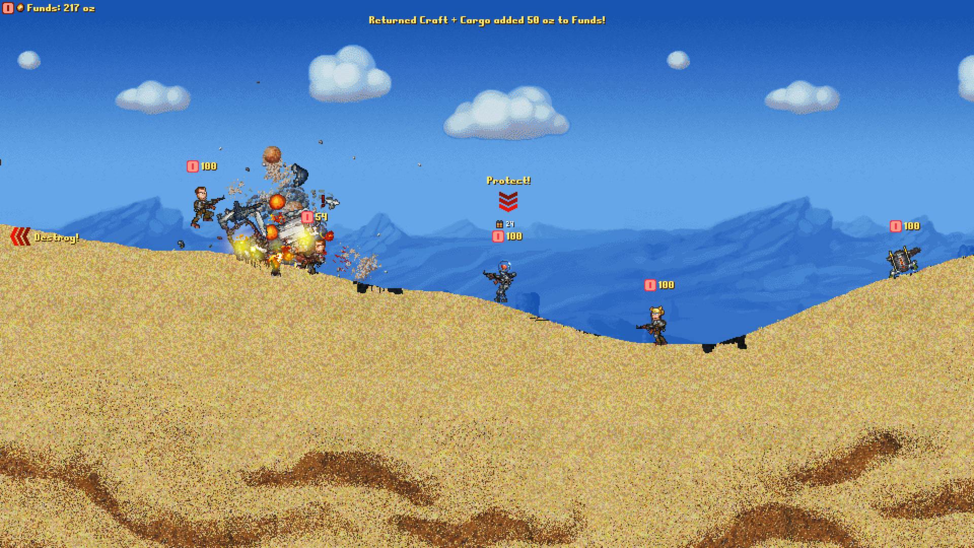 Скриншот из игры Cortex Command - 41
