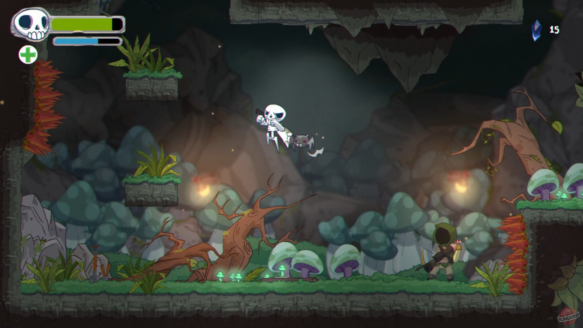Скриншот из игры Skelattack - 2