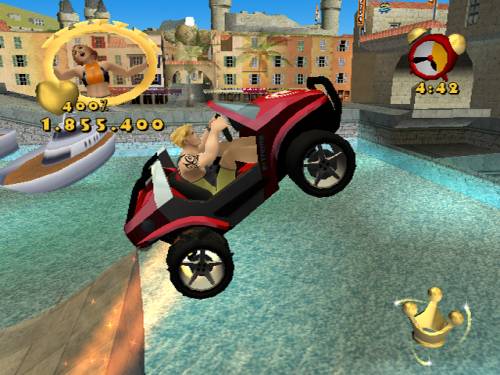 Скриншот из игры Beach King Stunt Racer - 2