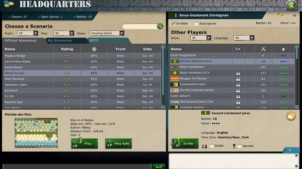 Скриншот из игры Memoir '44 Online - 4