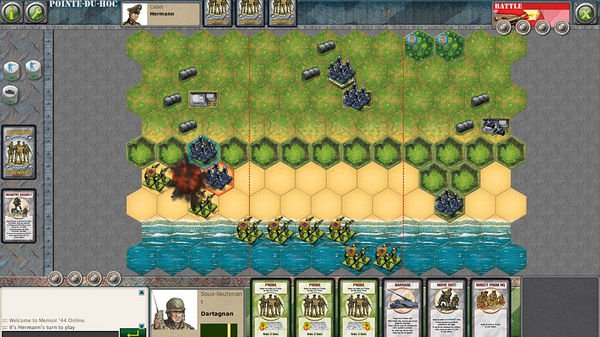 Скриншот из игры Memoir '44 Online - 9