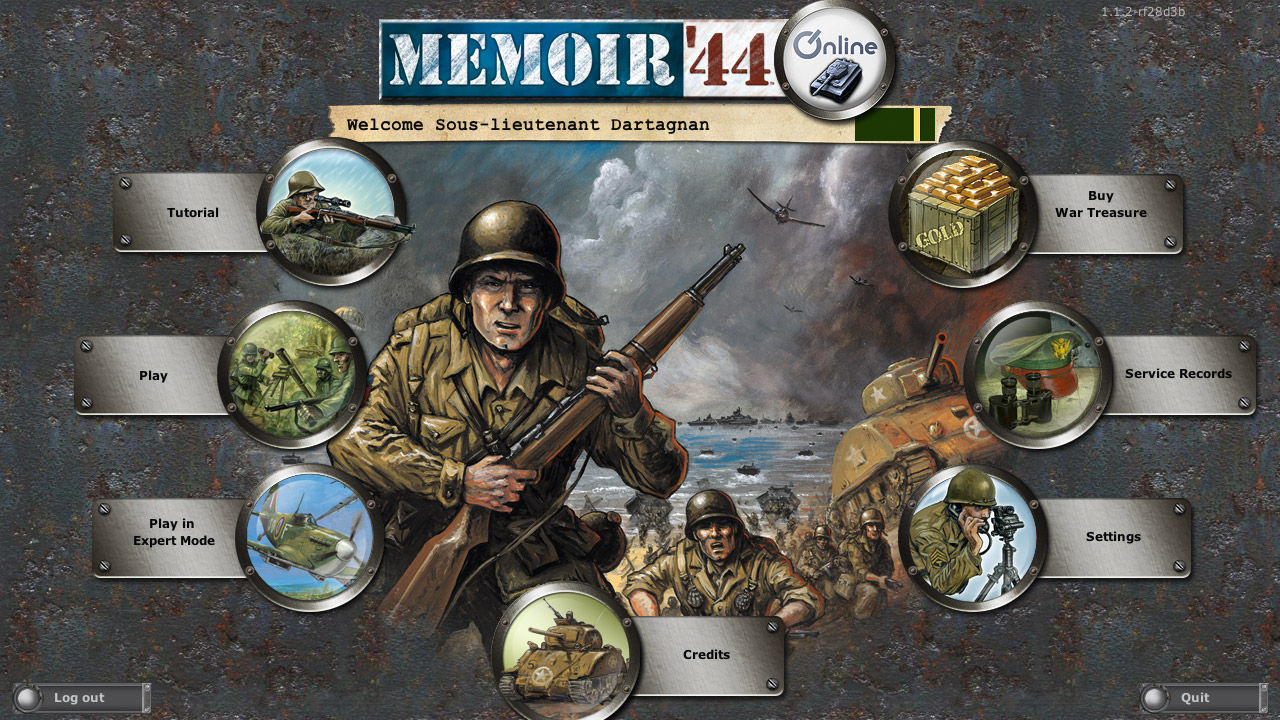 Скриншот из игры Memoir '44 Online - 2