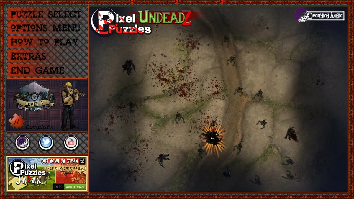 Скриншот из игры Pixel Puzzles: UndeadZ - 22