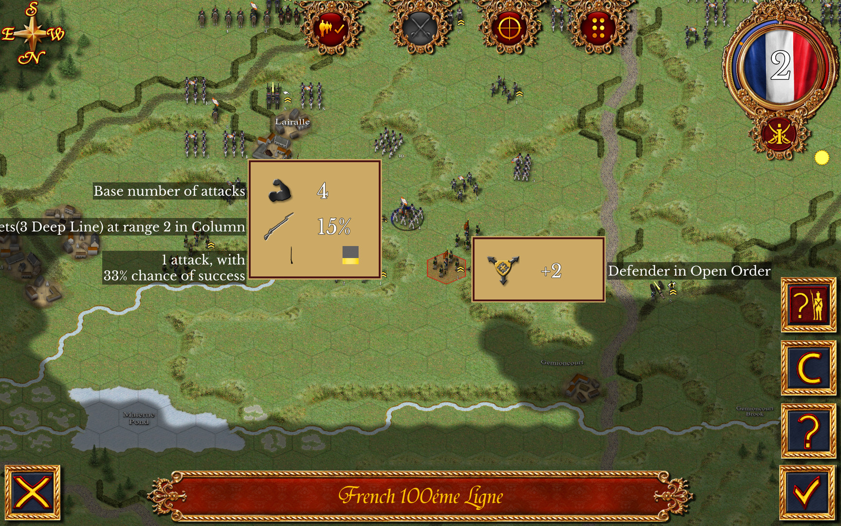 Скриншот из игры Wellington's Victory - 2