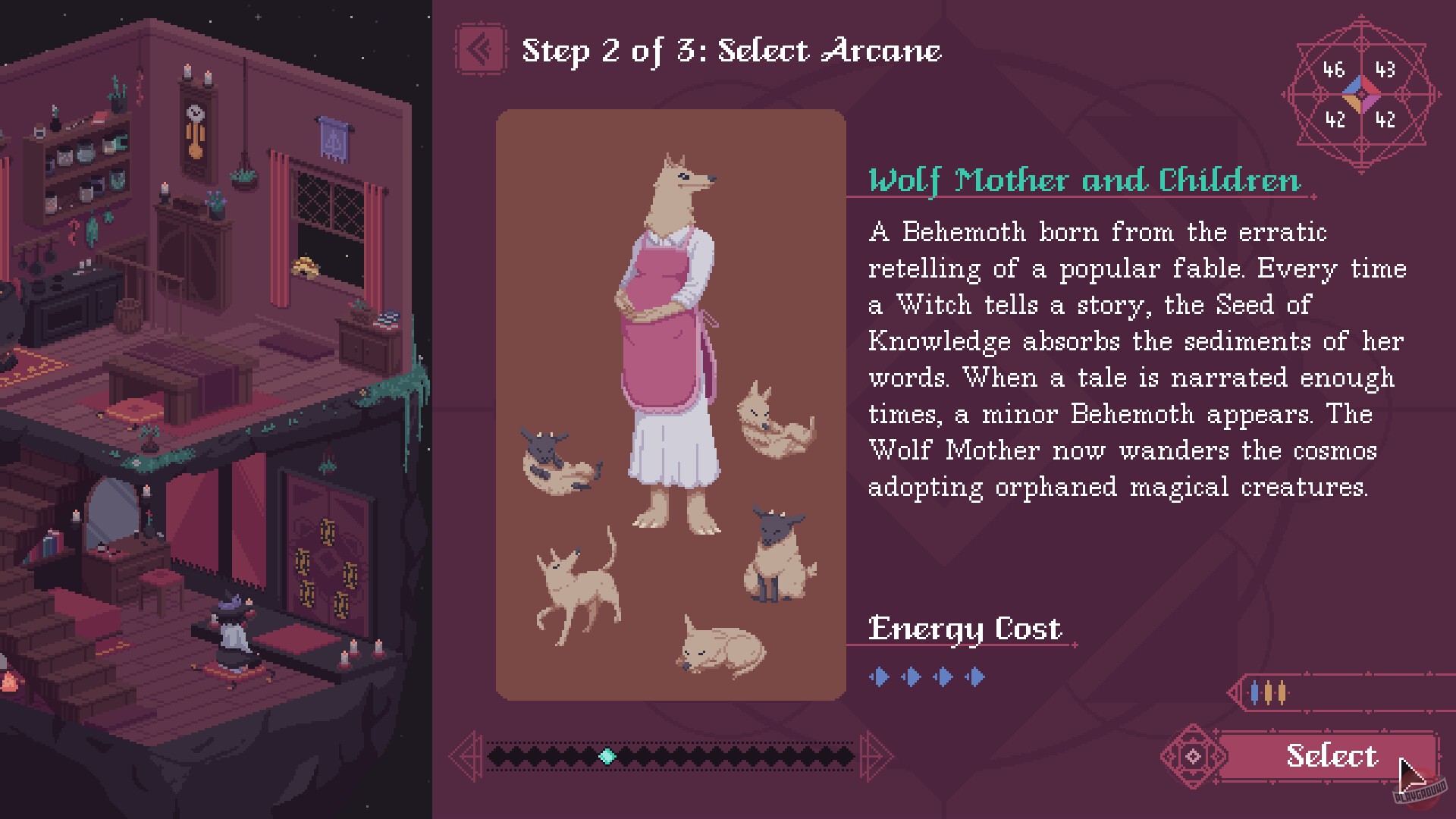 Скриншот из игры The Cosmic Wheel Sisterhood - 46