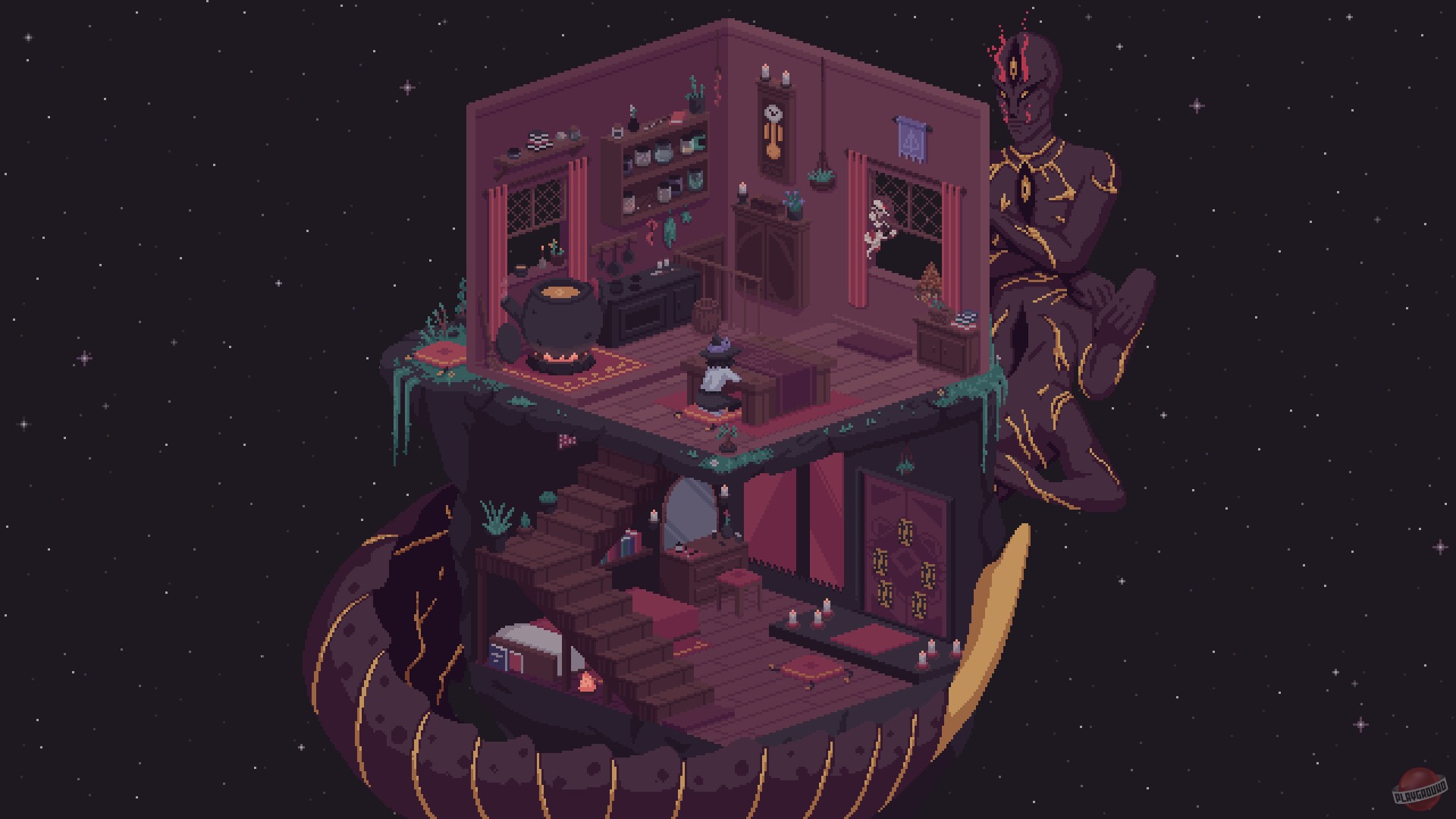 Скриншот из игры The Cosmic Wheel Sisterhood - 2