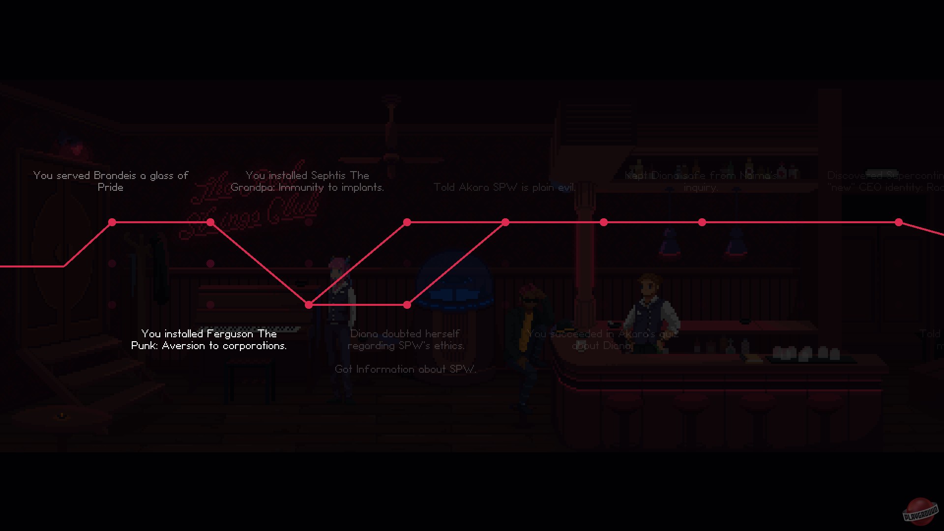Скриншот из игры The Red Strings Club - 14