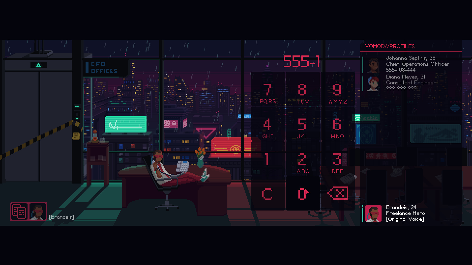 Скриншот из игры The Red Strings Club - 28