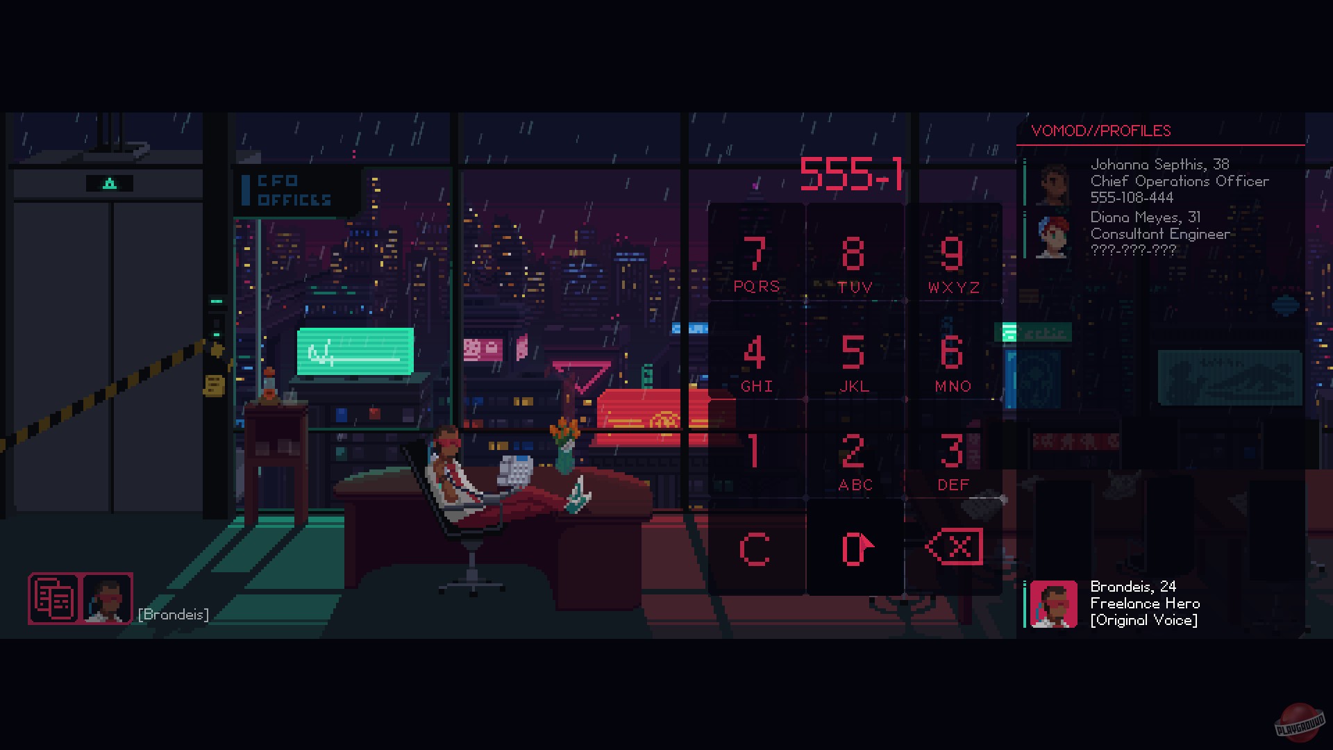 Скриншот из игры The Red Strings Club - 12