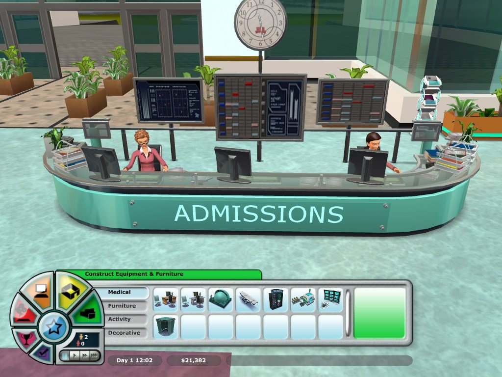 Скриншот из игры Hospital Tycoon - 30