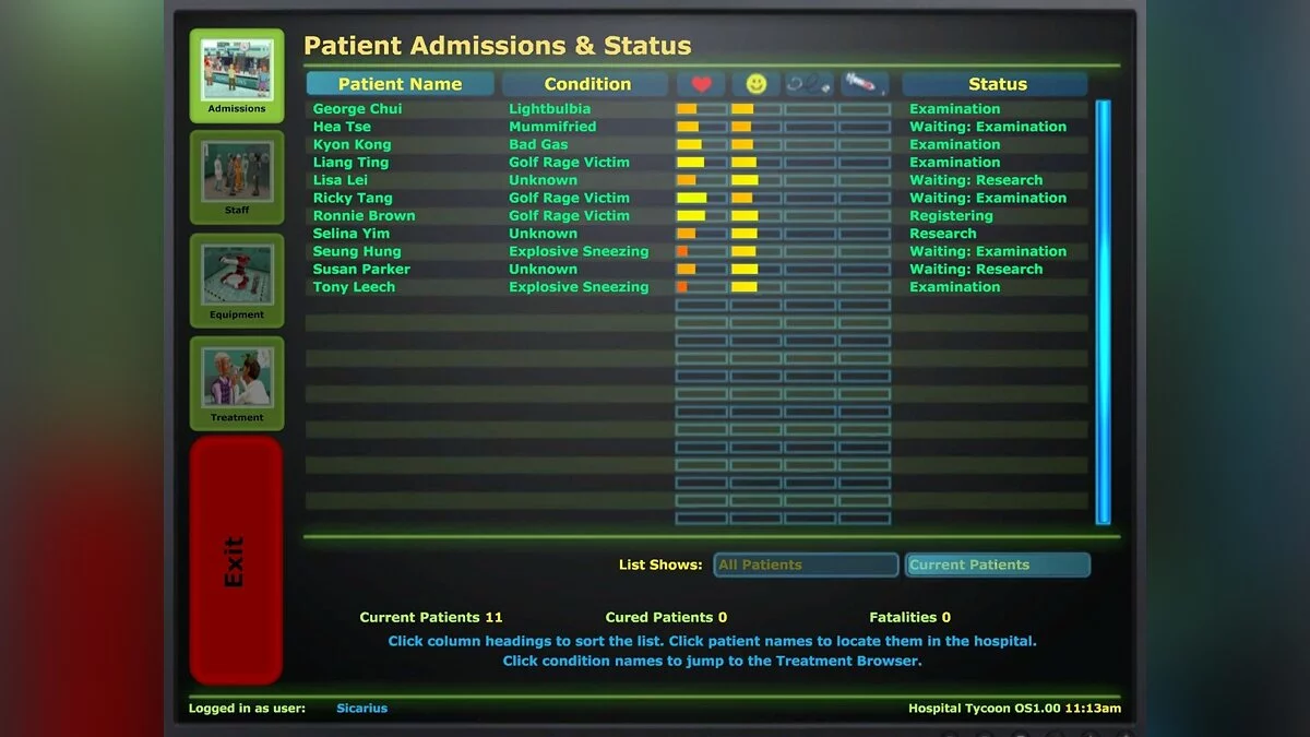 Скриншот из игры Hospital Tycoon - 8