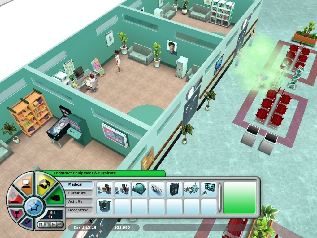 Скриншот из игры Hospital Tycoon - 25