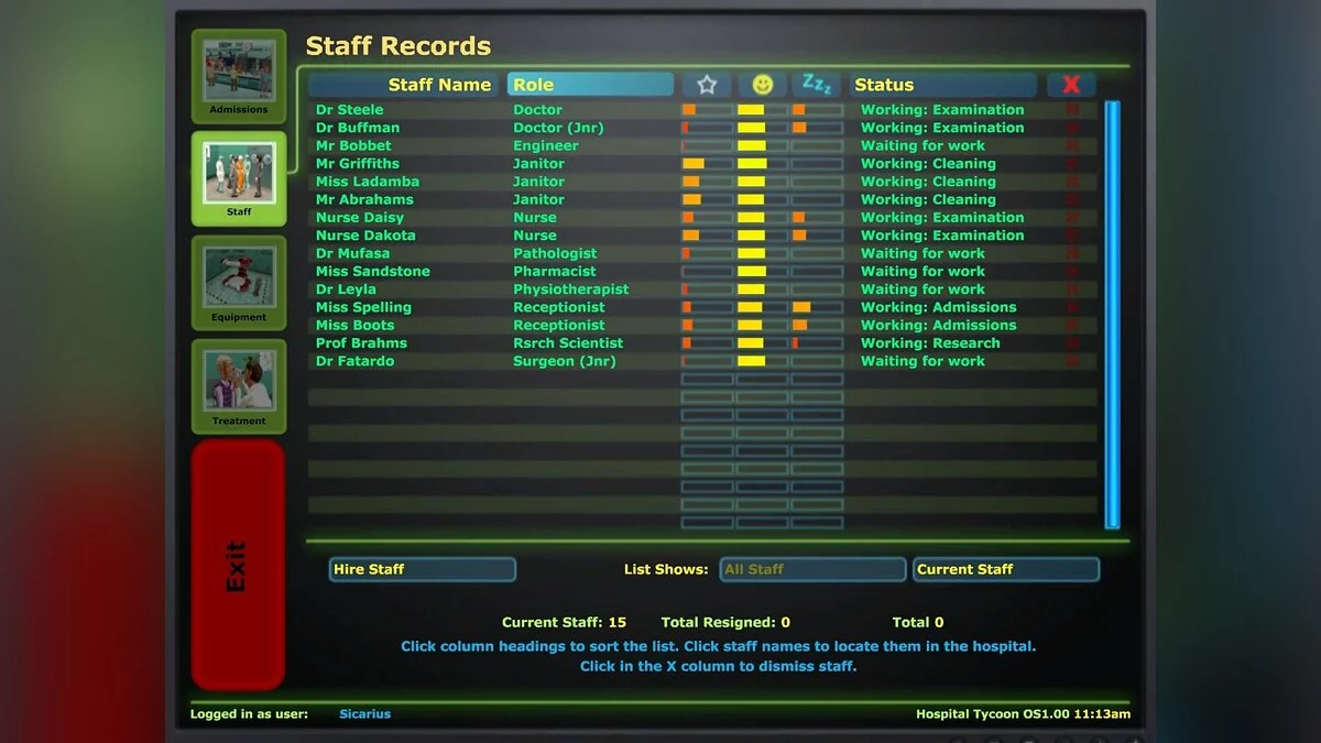 Скриншот из игры Hospital Tycoon - 14