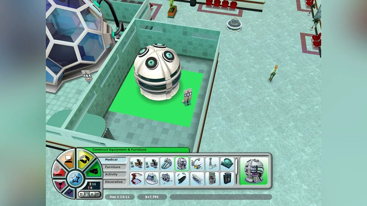 Скриншот из игры Hospital Tycoon - 33
