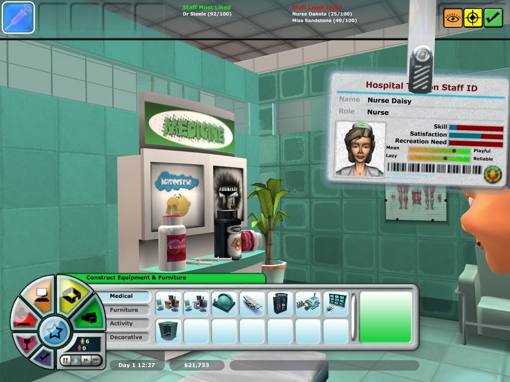 Скриншот из игры Hospital Tycoon - 10
