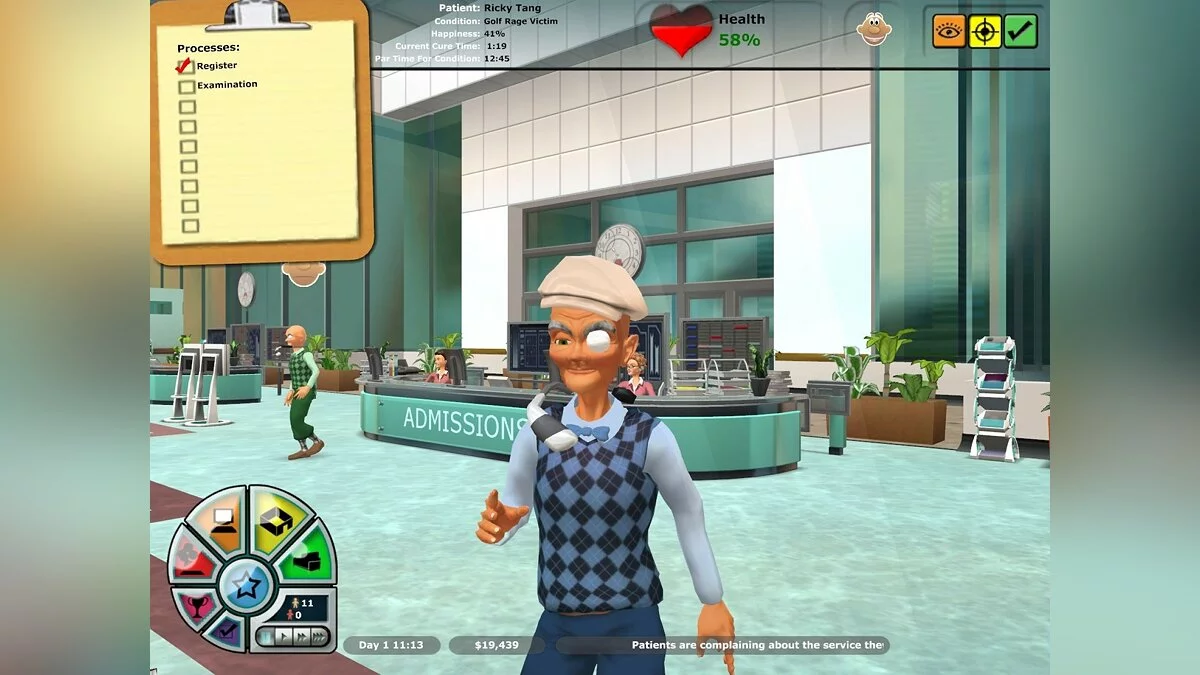 Скриншот из игры Hospital Tycoon - 27