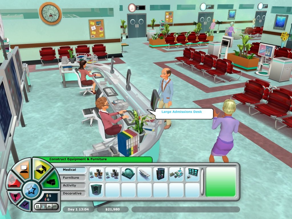 Скриншот из игры Hospital Tycoon - 45