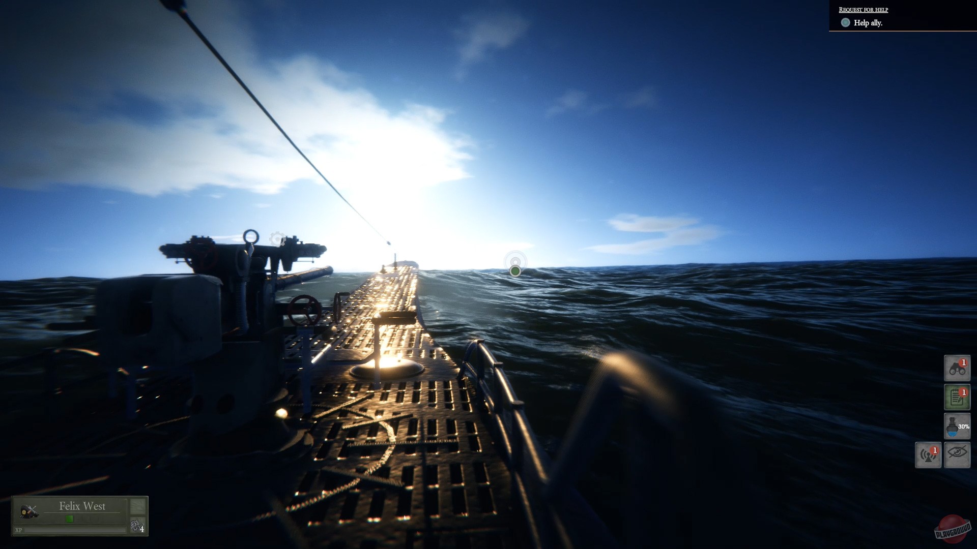 Скриншот из игры UBOAT - 53