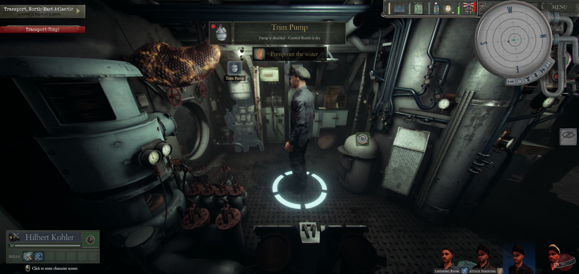 Скриншот из игры UBOAT - 63