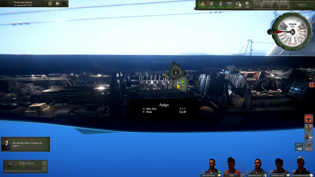 Скриншот из игры UBOAT - 20