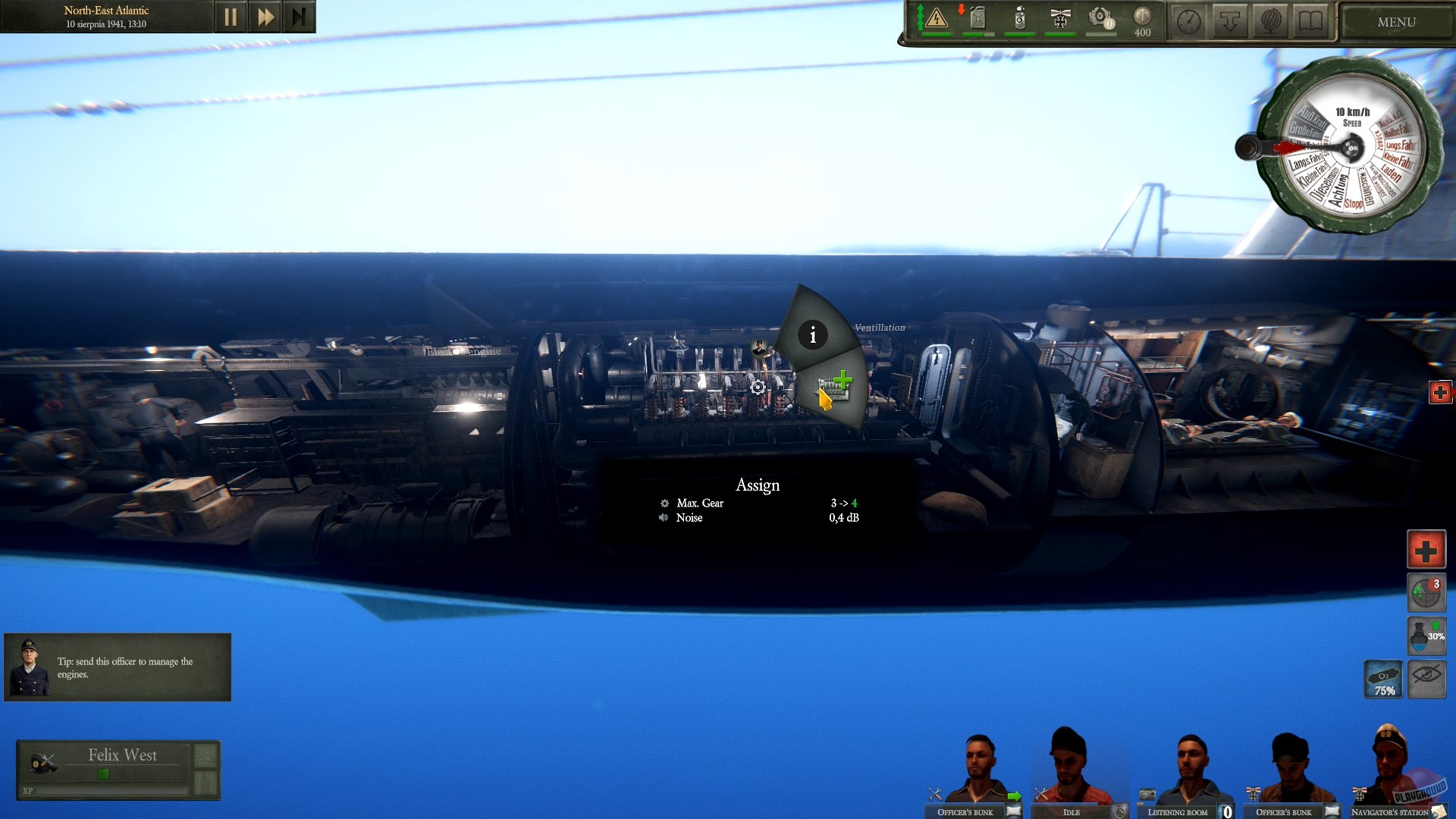 Скриншот из игры UBOAT - 24