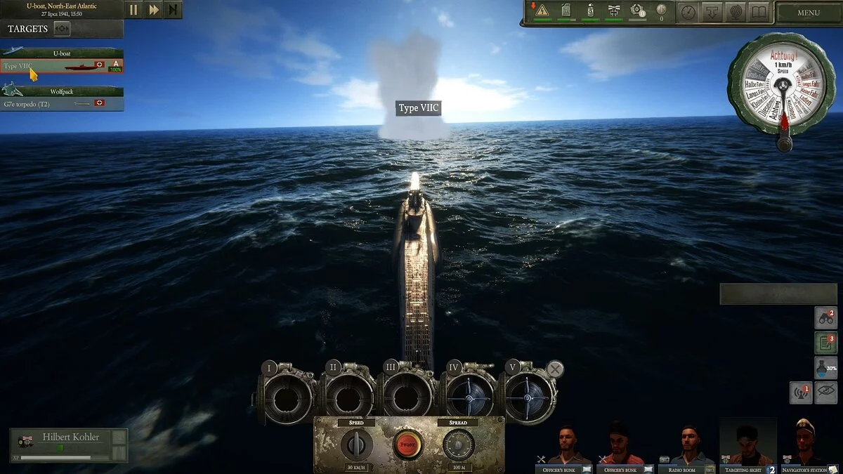 Скриншот из игры UBOAT - 43