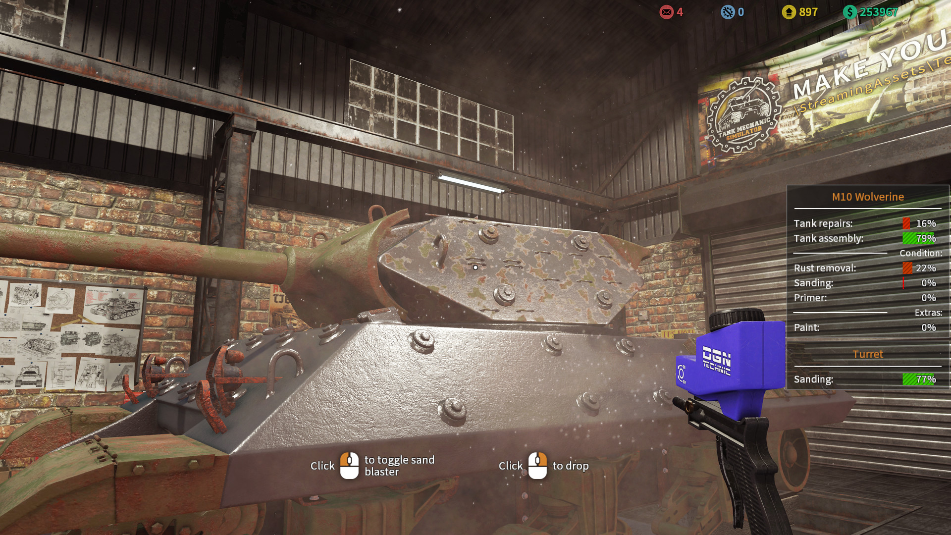 Скриншот из игры Tank Mechanic Simulator - 22