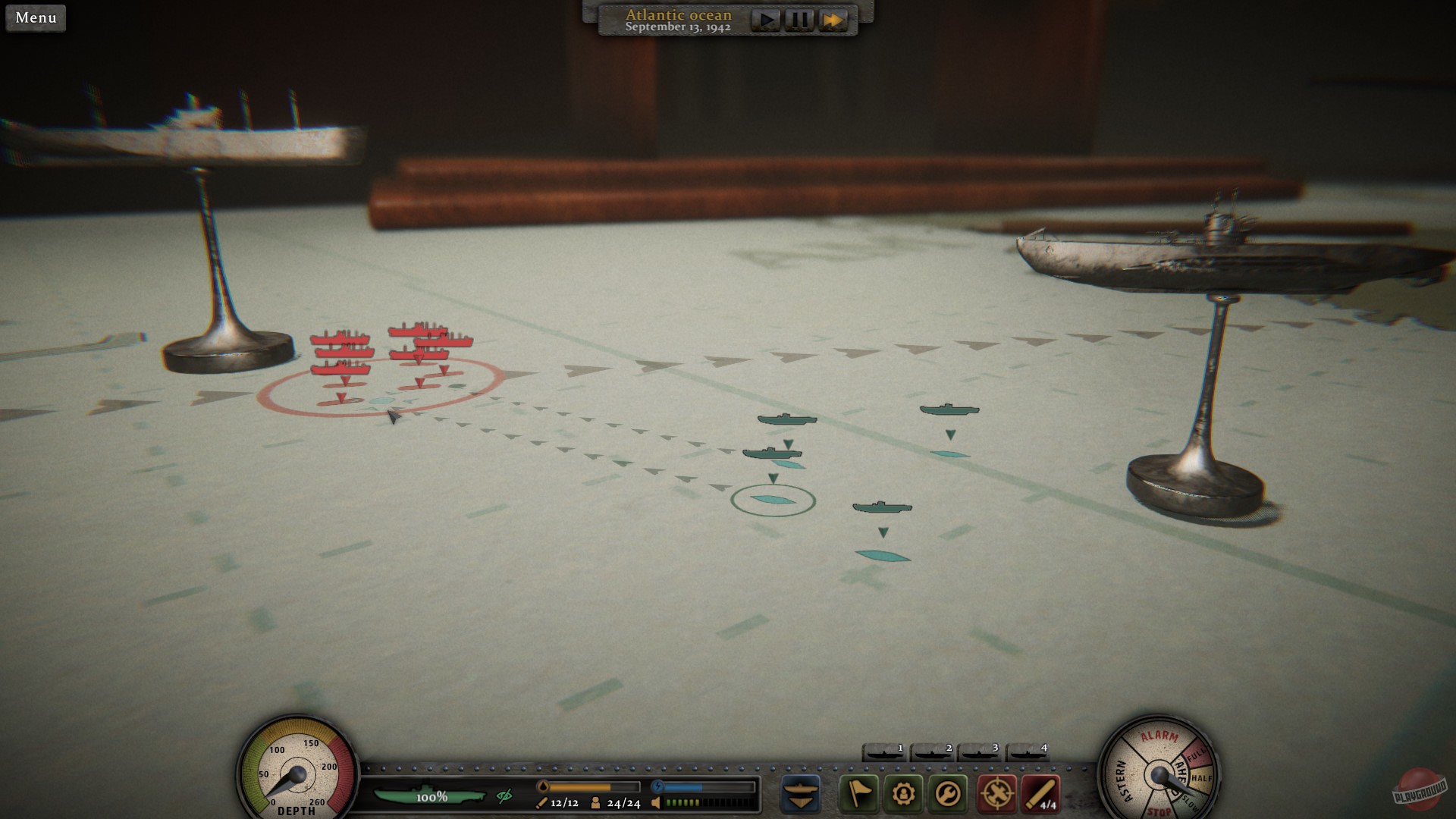 Скриншот из игры Uboat Commander - 1