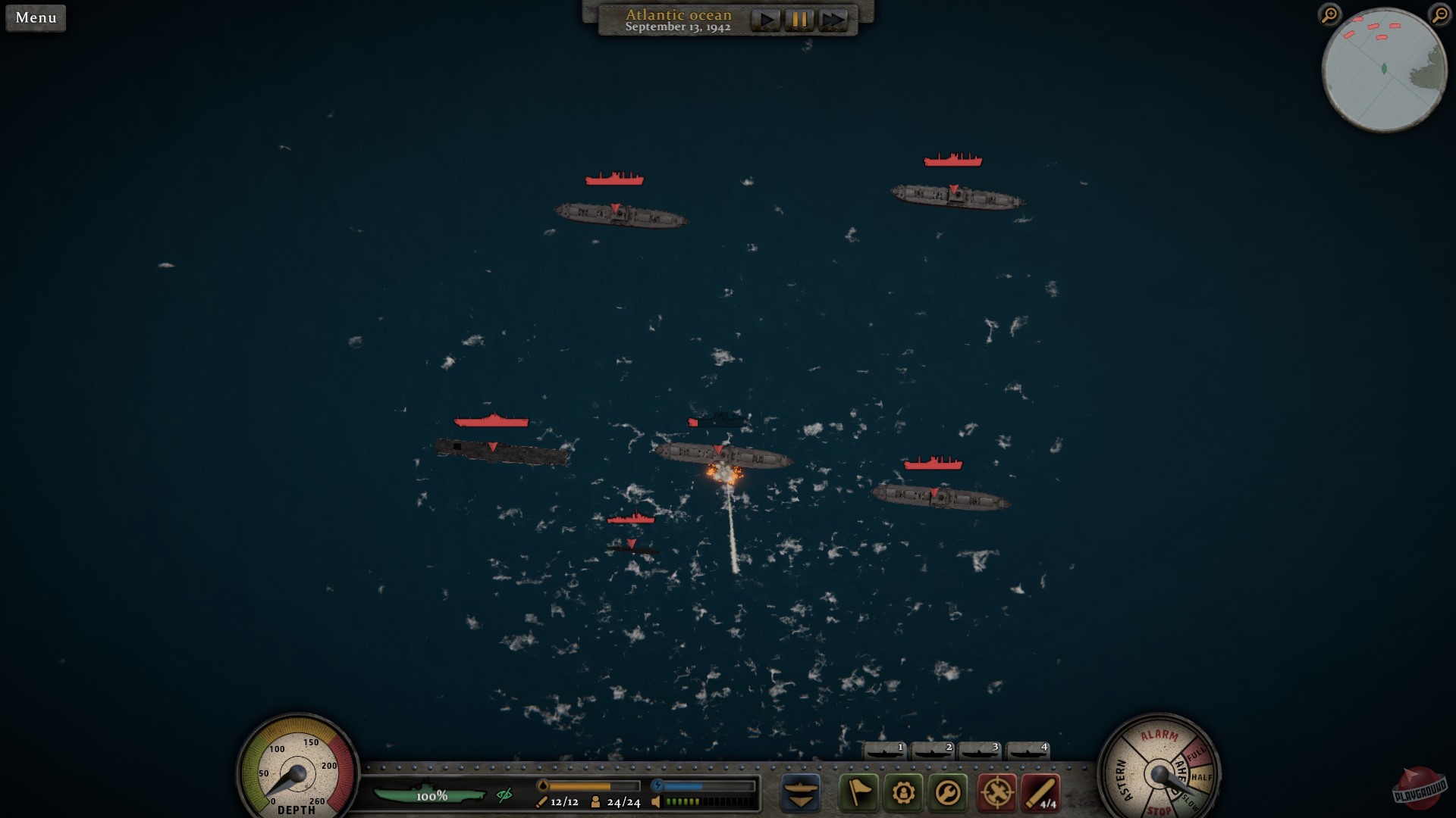 Скриншот из игры Uboat Commander - 13