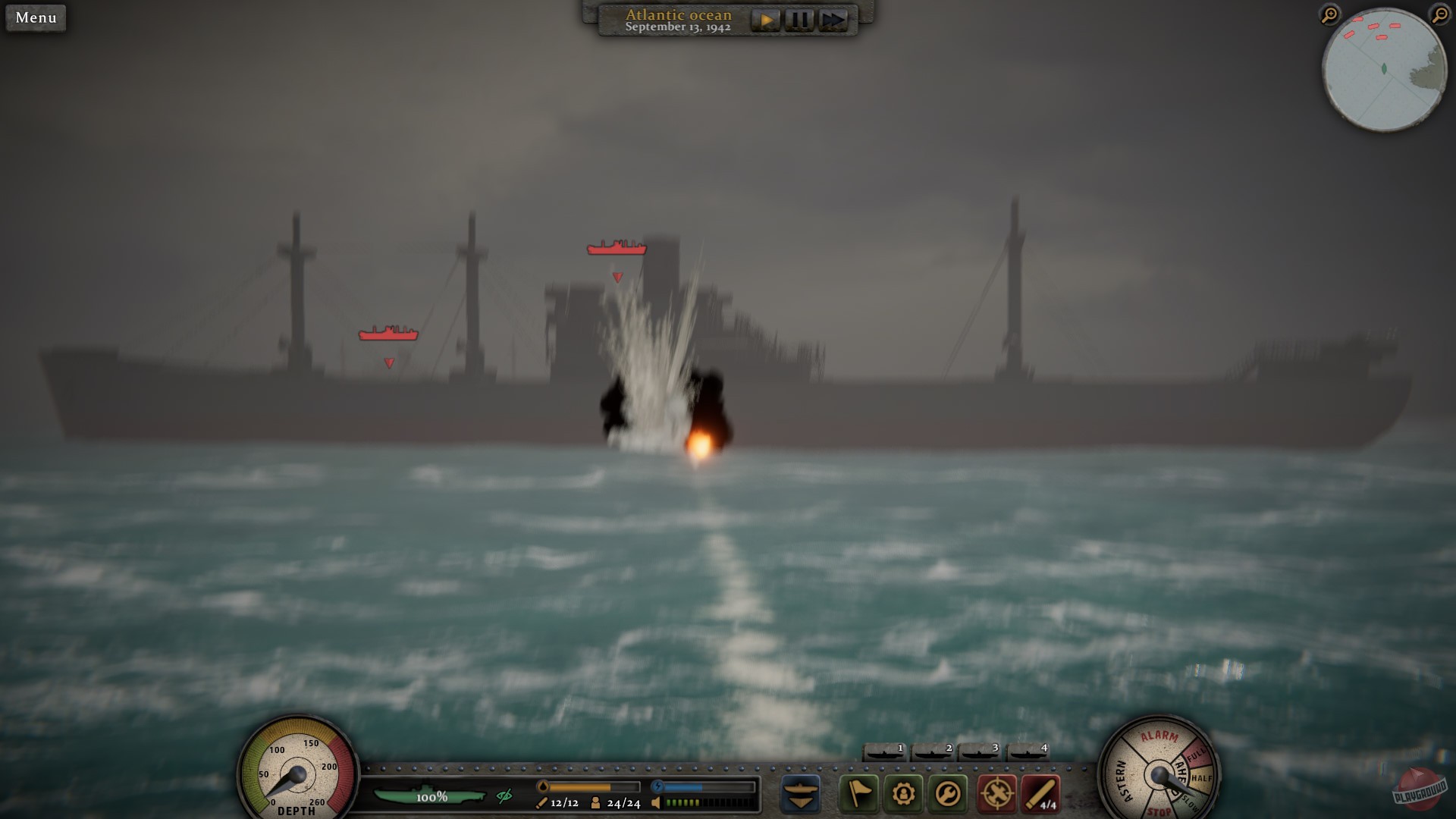 Скриншот из игры Uboat Commander - 6